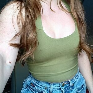 Auden Olive Green Top